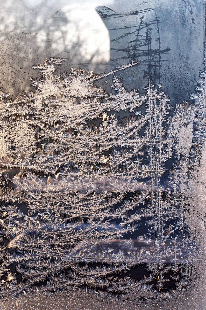 Eisblumen am Fenster (Frost Patterns on the Window)